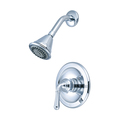 Olympia Faucets Single Handle Shower Trim Set, Wallmount, Polished Chrome, Style: Traditional T-2352